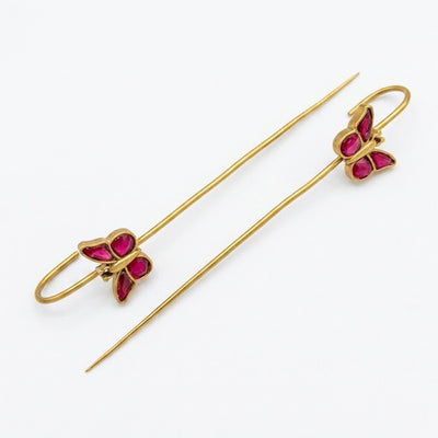 Butterfly Drop Earrings